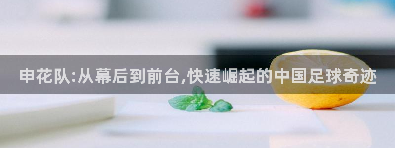  申花队:从幕后到前台,快速崛起的中国足球奇迹