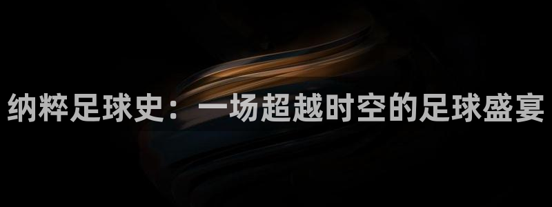 纳粹足球史：一场超越时空的足球盛宴